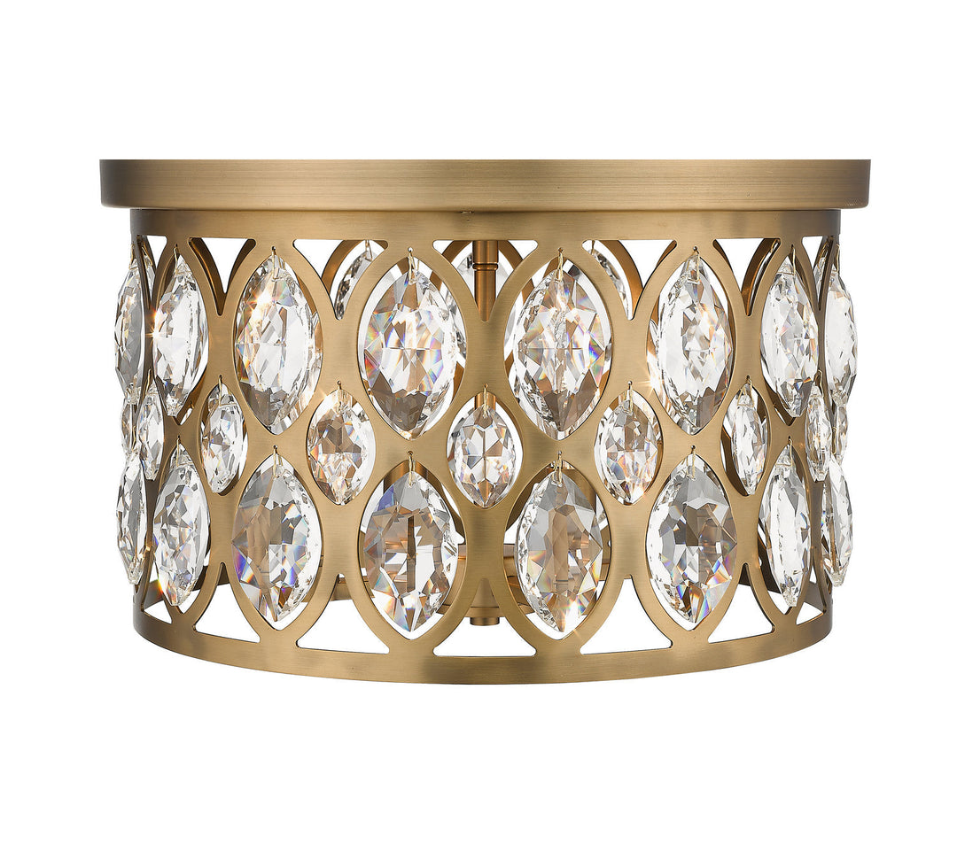 Z-Lite Dealey 6010F15HB Ceiling Light - Heirloom Brass