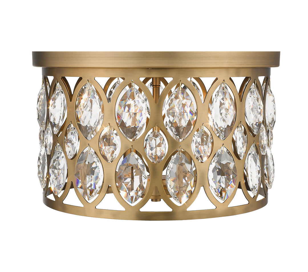 Z-Lite Dealey 6010F15HB Ceiling Light - Heirloom Brass