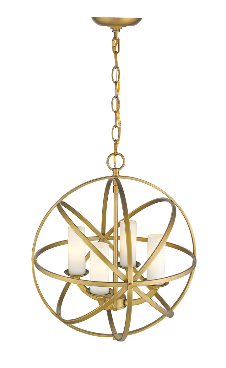 Z-Lite Aranya 6017-4S-HB Chandelier Light - Heirloom Brass