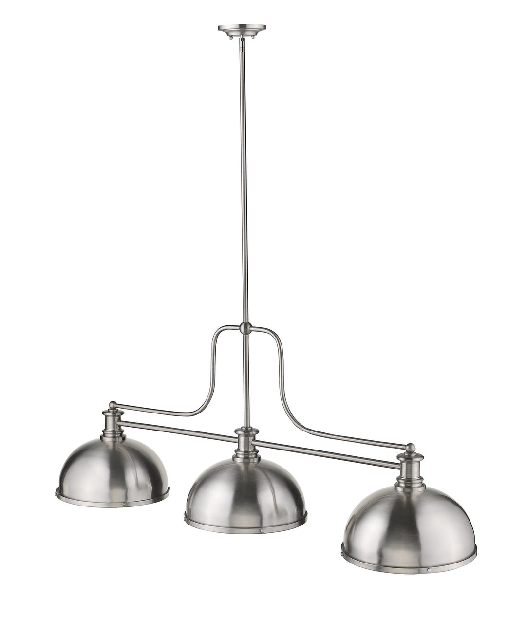 Z-Lite Melange 725-3BN-D12BN Pendant Light - Brushed Nickel