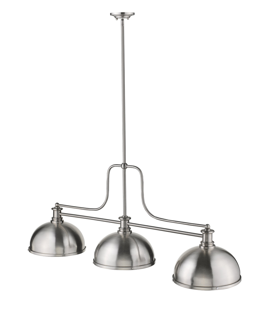 Z-Lite Melange 725-3BN-D12BN Pendant Light - Brushed Nickel