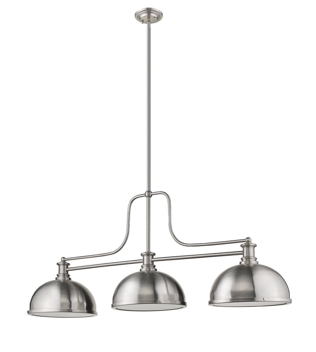 Z-Lite Melange 725-3BN-D12BN Pendant Light - Brushed Nickel