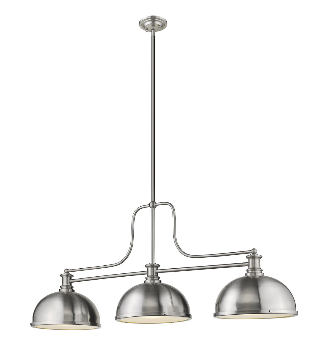Z-Lite Melange 725-3BN-D12BN Pendant Light - Brushed Nickel