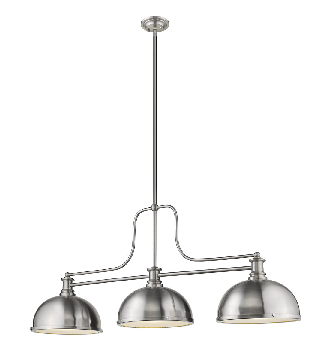 Z-Lite Melange 725-3BN-D12BN Pendant Light - Brushed Nickel