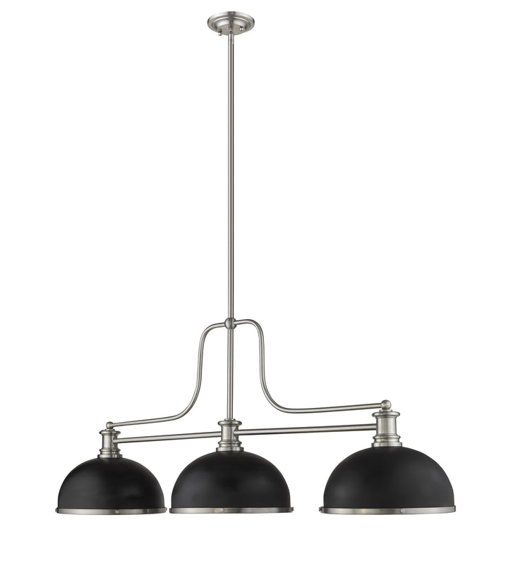 Z-Lite Melange 725-3BN-D12MB+BN Pendant Light - Brushed Nickel