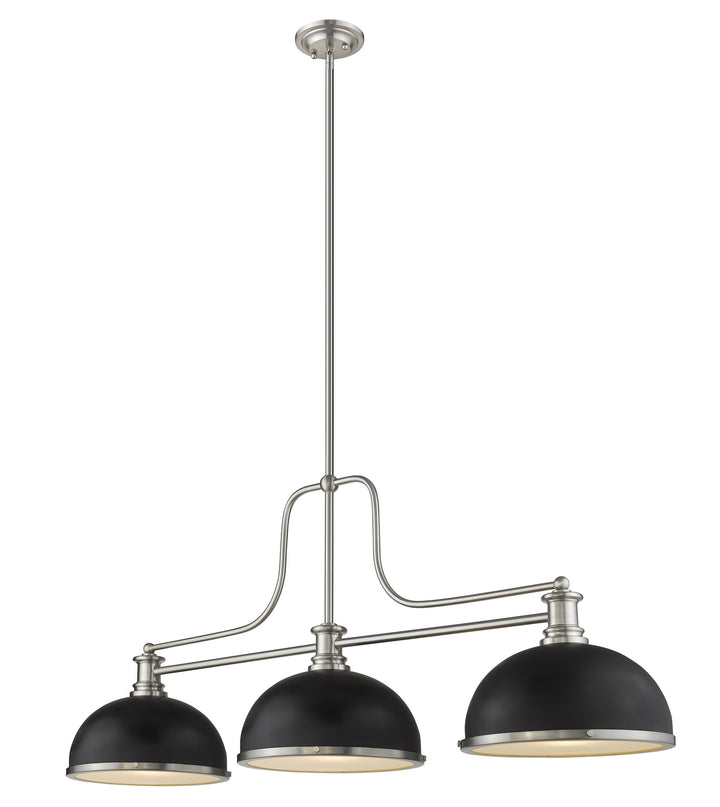 Z-Lite Melange 725-3BN-D12MB+BN Pendant Light - Brushed Nickel