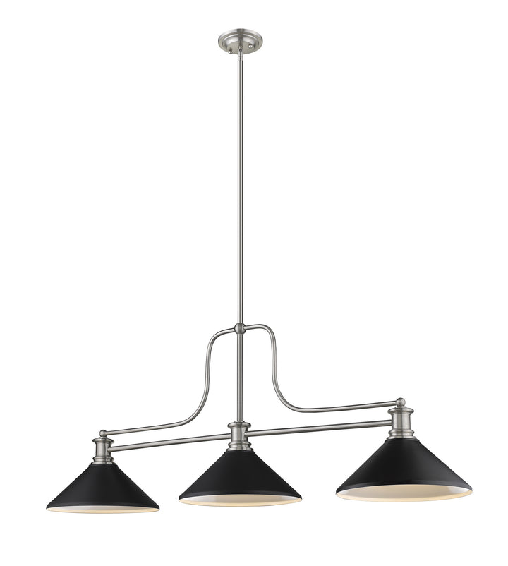 Z-Lite Melange 725-3BN-MMB Pendant Light - Brushed Nickel