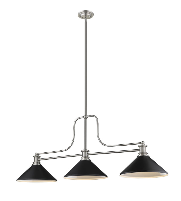 Z-Lite Melange 725-3BN-MMB Pendant Light - Brushed Nickel