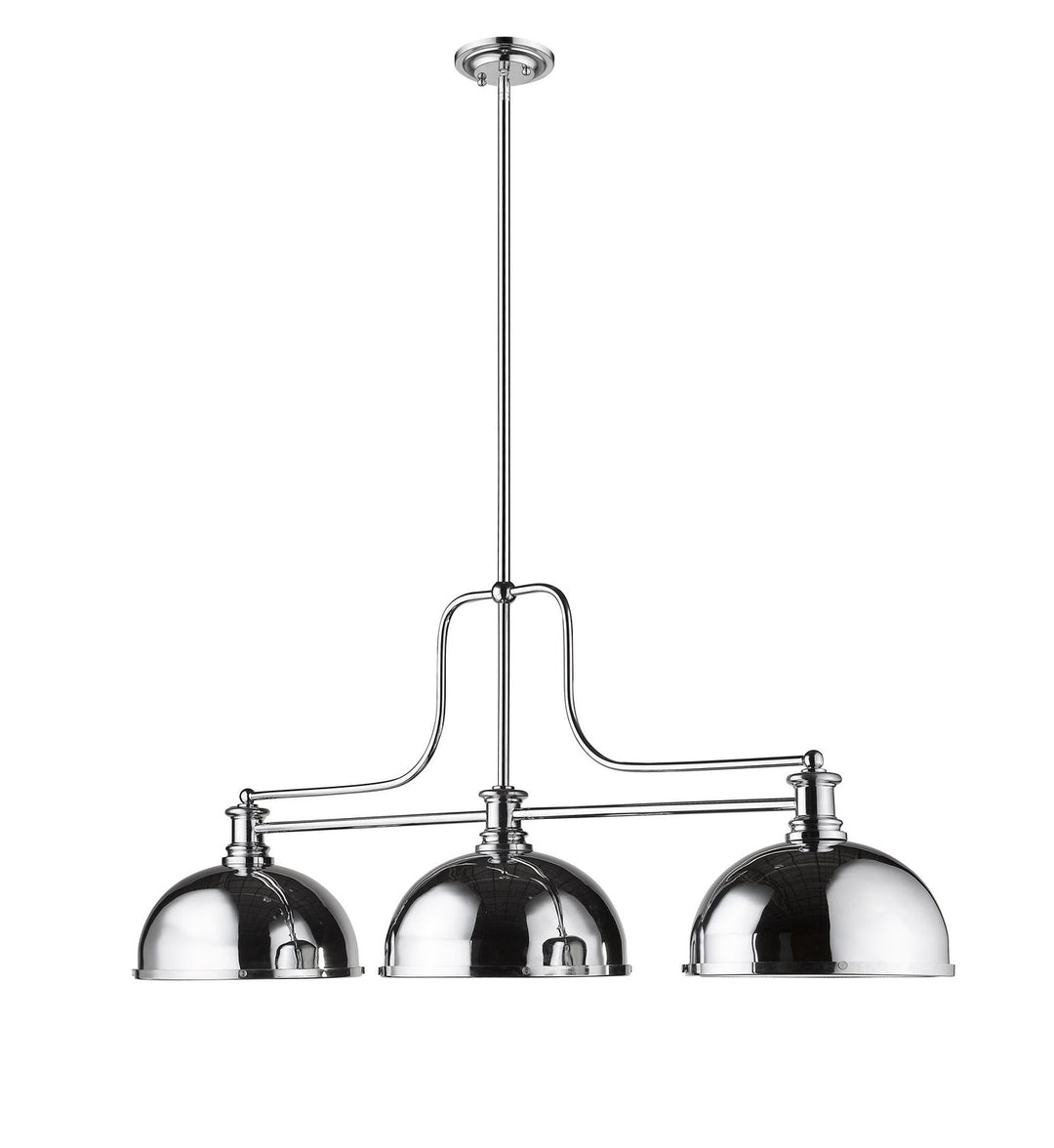 Z-Lite Melange 725-3CH-D12CH Pendant Light - Chrome