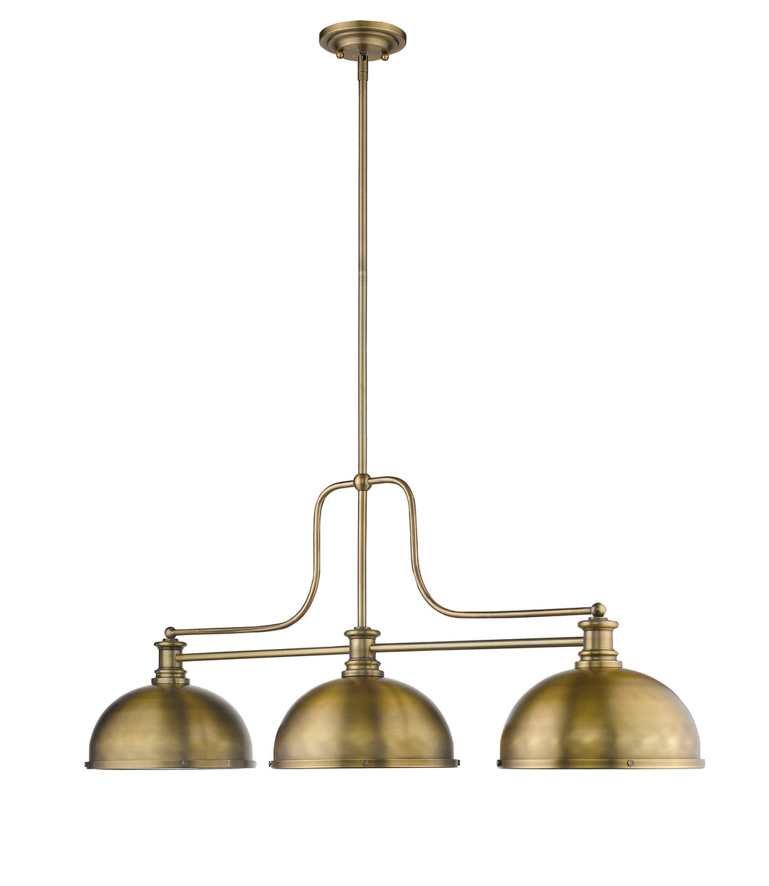 Z-Lite Melange 725-3HBR-D12HBR Pendant Light - Heritage Brass