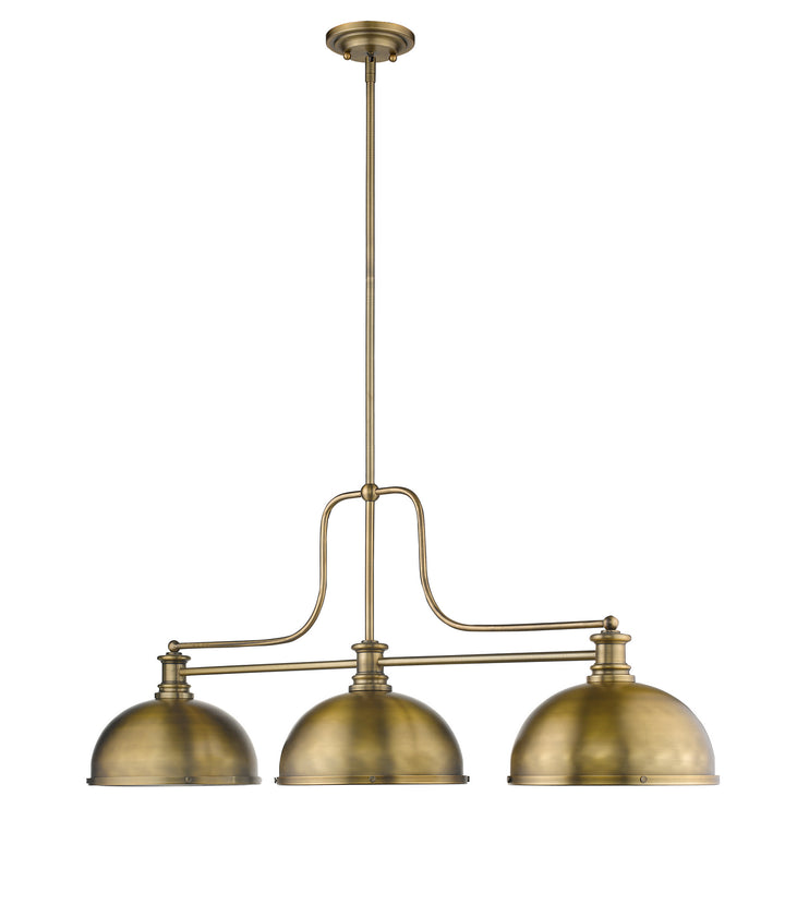 Z-Lite Melange 725-3HBR-D12HBR Pendant Light - Heritage Brass