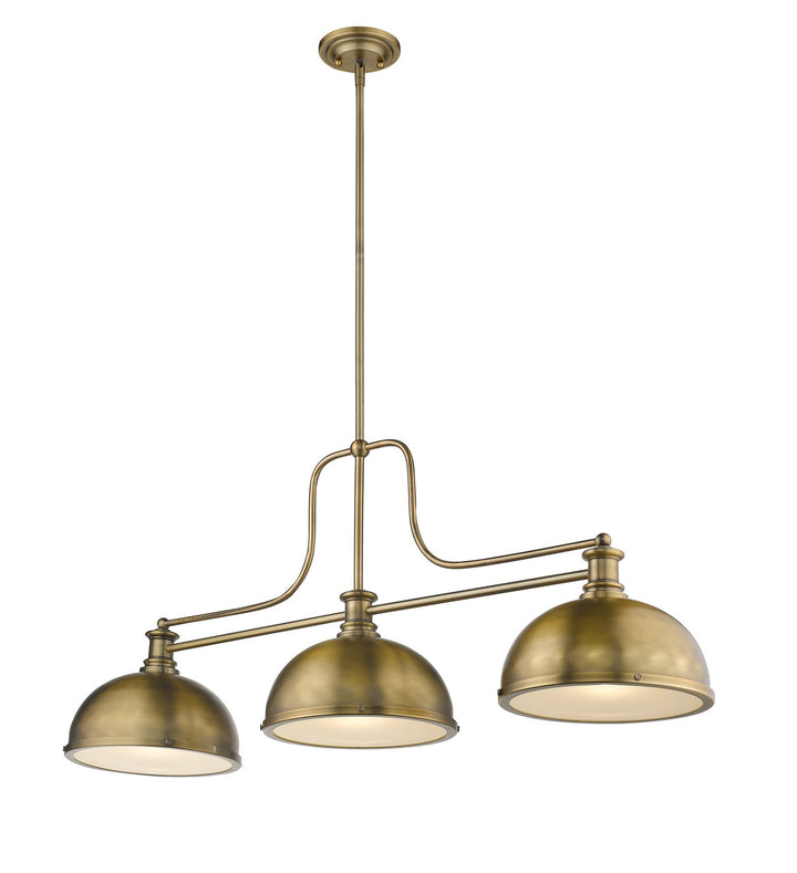Z-Lite Melange 725-3HBR-D12HBR Pendant Light - Heritage Brass
