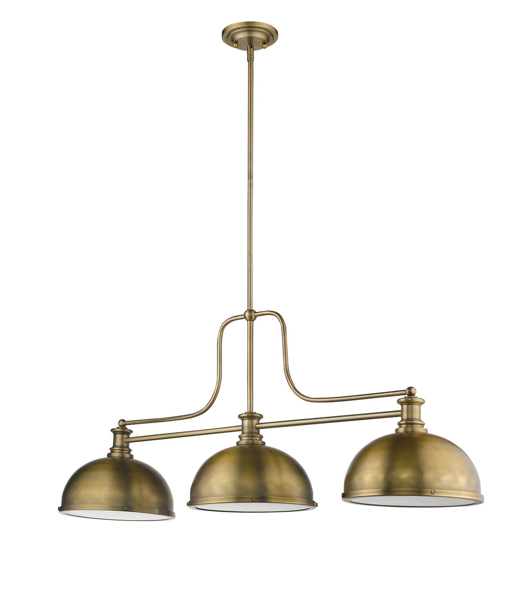 Z-Lite Melange 725-3HBR-D12HBR Pendant Light - Heritage Brass