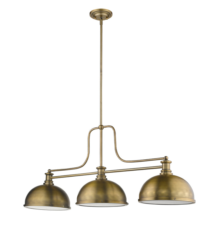 Z-Lite Melange 725-3HBR-D12HBR Pendant Light - Heritage Brass