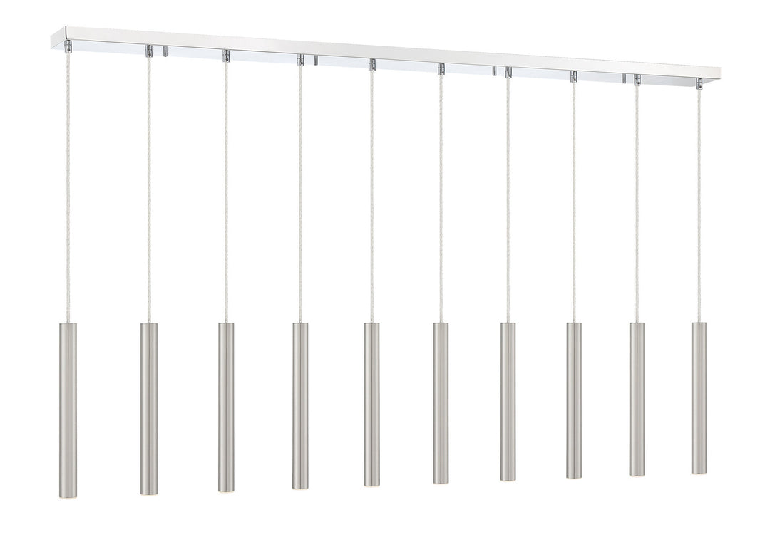 Z-Lite Forest 917MP12-BN-LED-10LCH Pendant Light - Chrome