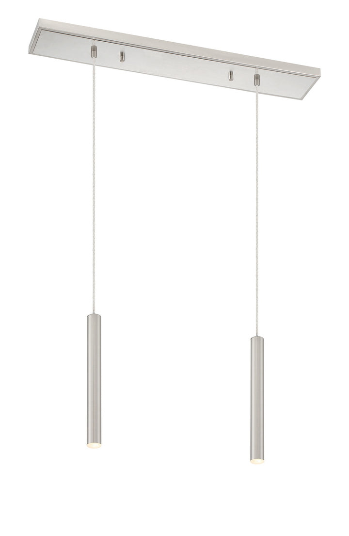 Z-Lite Forest 917MP12-BN-LED-2LBN Pendant Light - Brushed Nickel