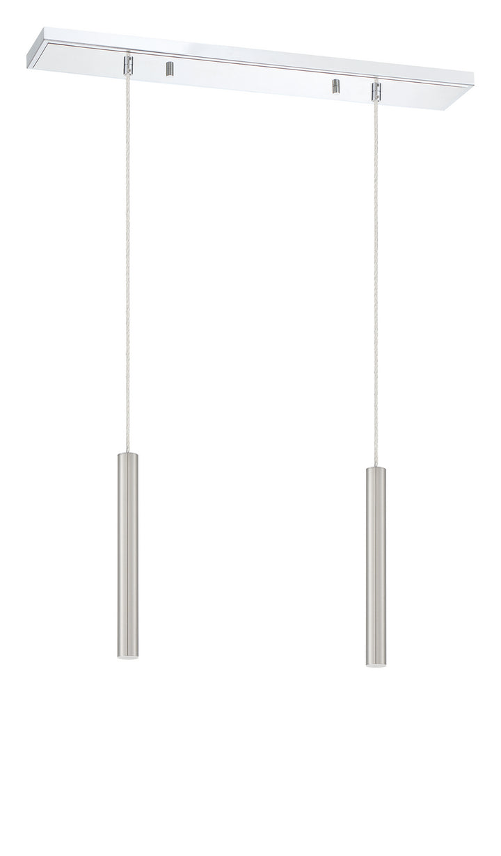 Z-Lite Forest 917MP12-BN-LED-2LCH Pendant Light - Chrome