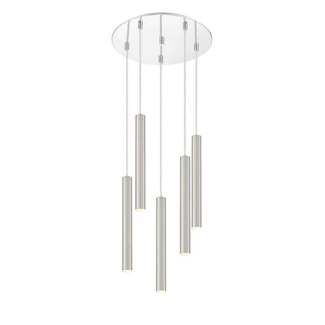 Z-Lite Forest 917MP12-BN-LED-5RCH Pendant Light - Chrome
