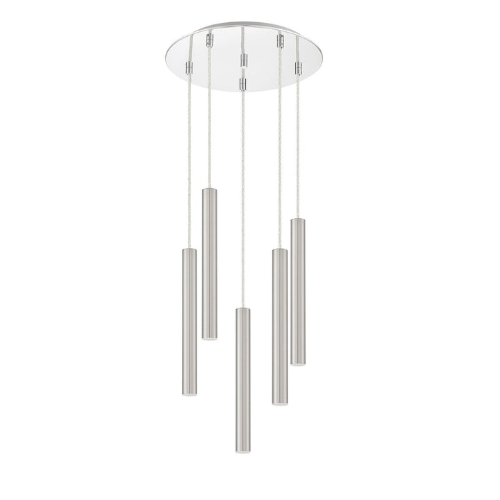 Z-Lite Forest 917MP12-BN-LED-5RCH Pendant Light - Chrome