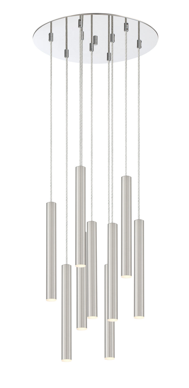 Z-Lite Forest 917MP12-BN-LED-9RCH Chandelier Light - Chrome