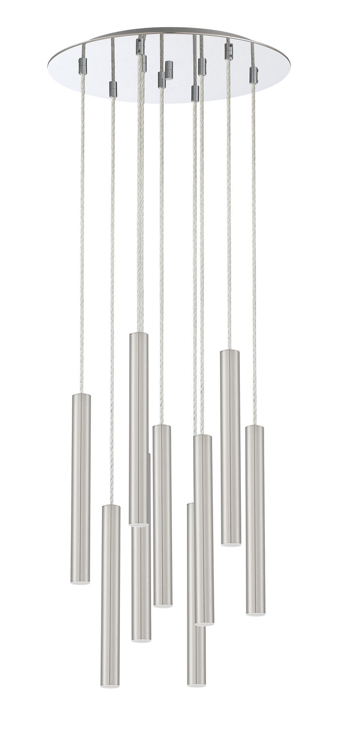 Z-Lite Forest 917MP12-BN-LED-9RCH Chandelier Light - Chrome