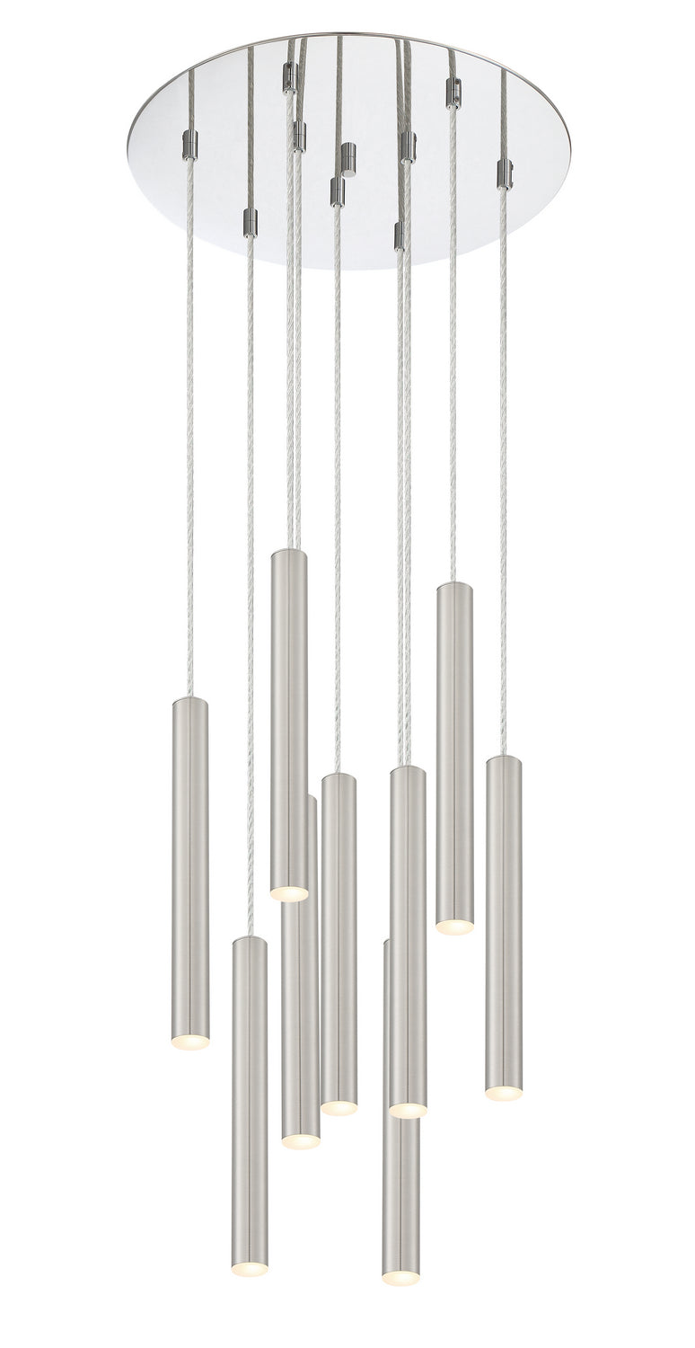 Z-Lite Forest 917MP12-BN-LED-9RCH Chandelier Light - Chrome