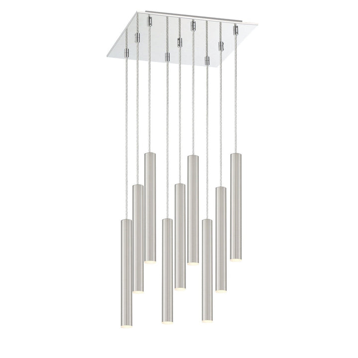 Z-Lite Forest 917MP12-BN-LED-9SCH Chandelier Light - Chrome