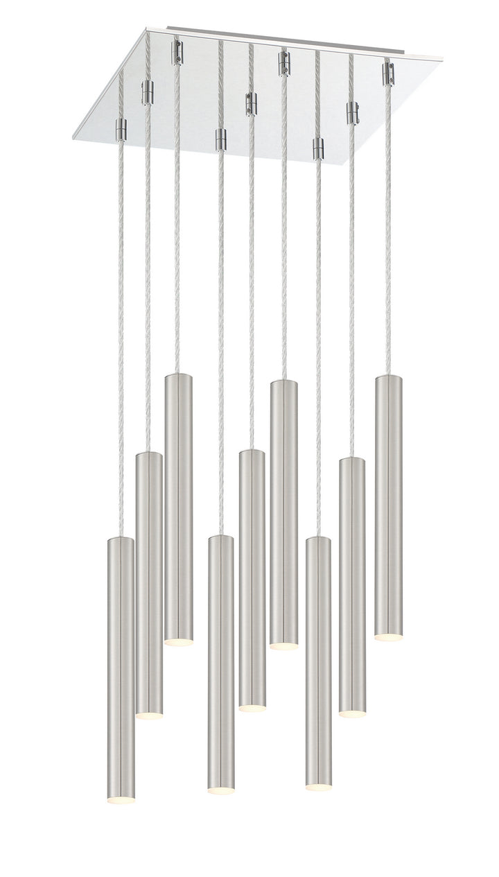 Z-Lite Forest 917MP12-BN-LED-9SCH Chandelier Light - Chrome