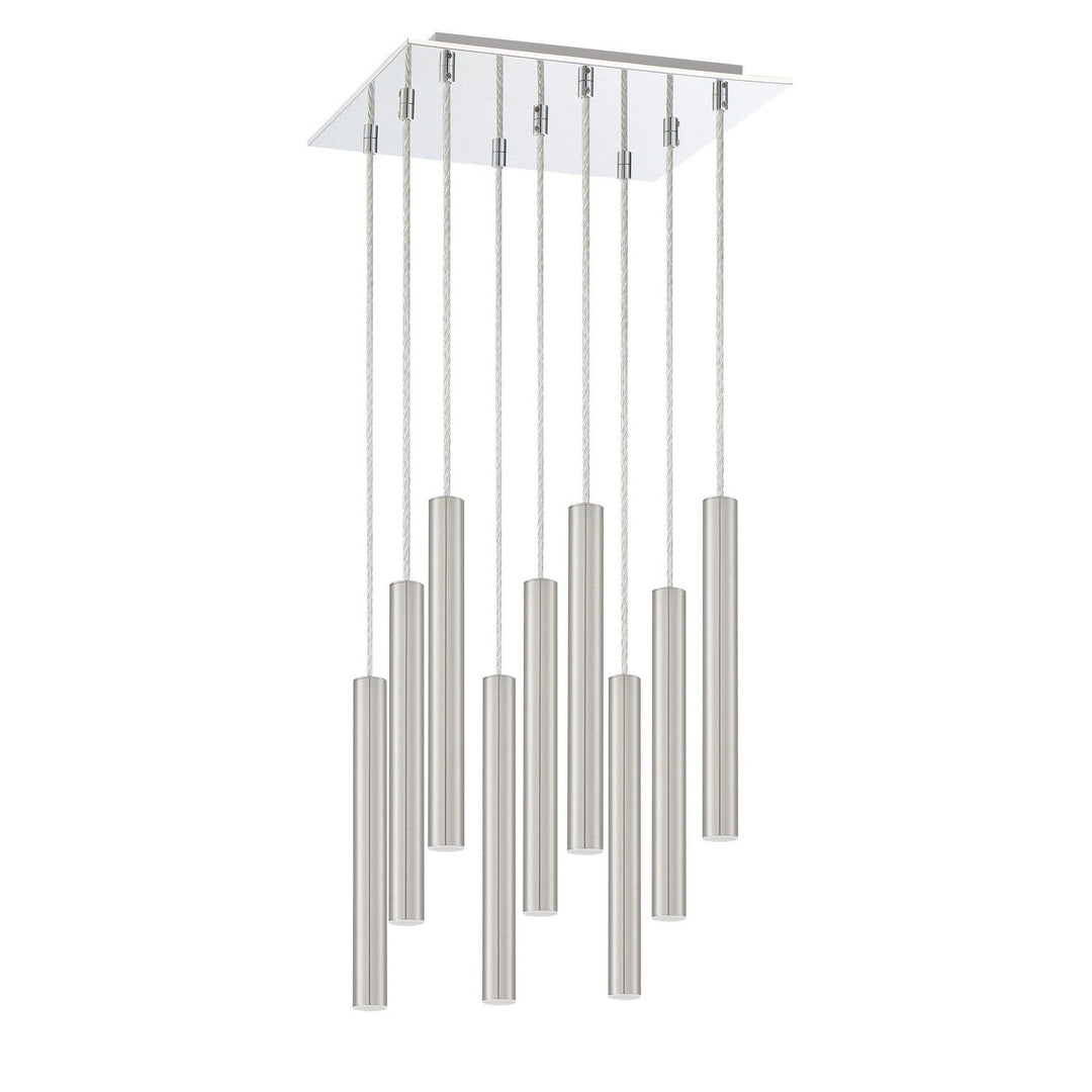 Z-Lite Forest 917MP12-BN-LED-9SCH Chandelier Light - Chrome