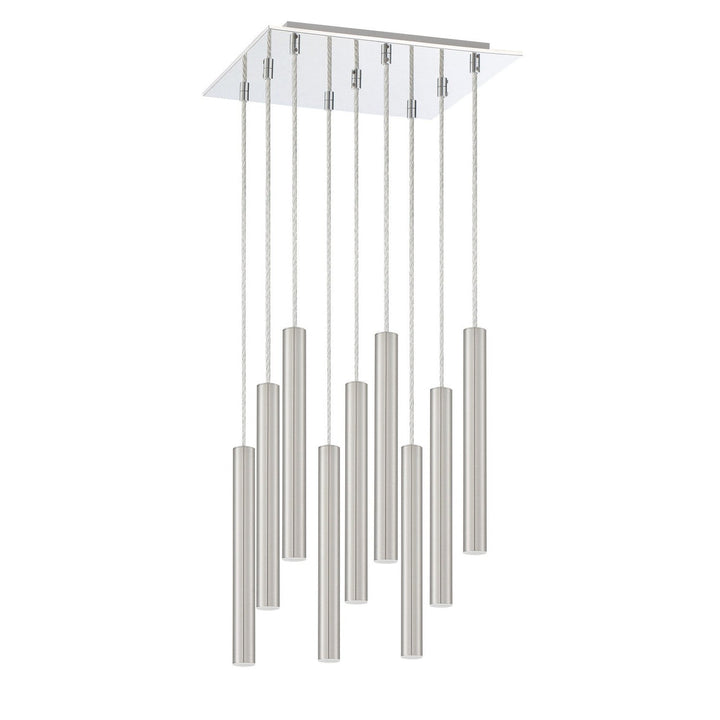 Z-Lite Forest 917MP12-BN-LED-9SCH Chandelier Light - Chrome