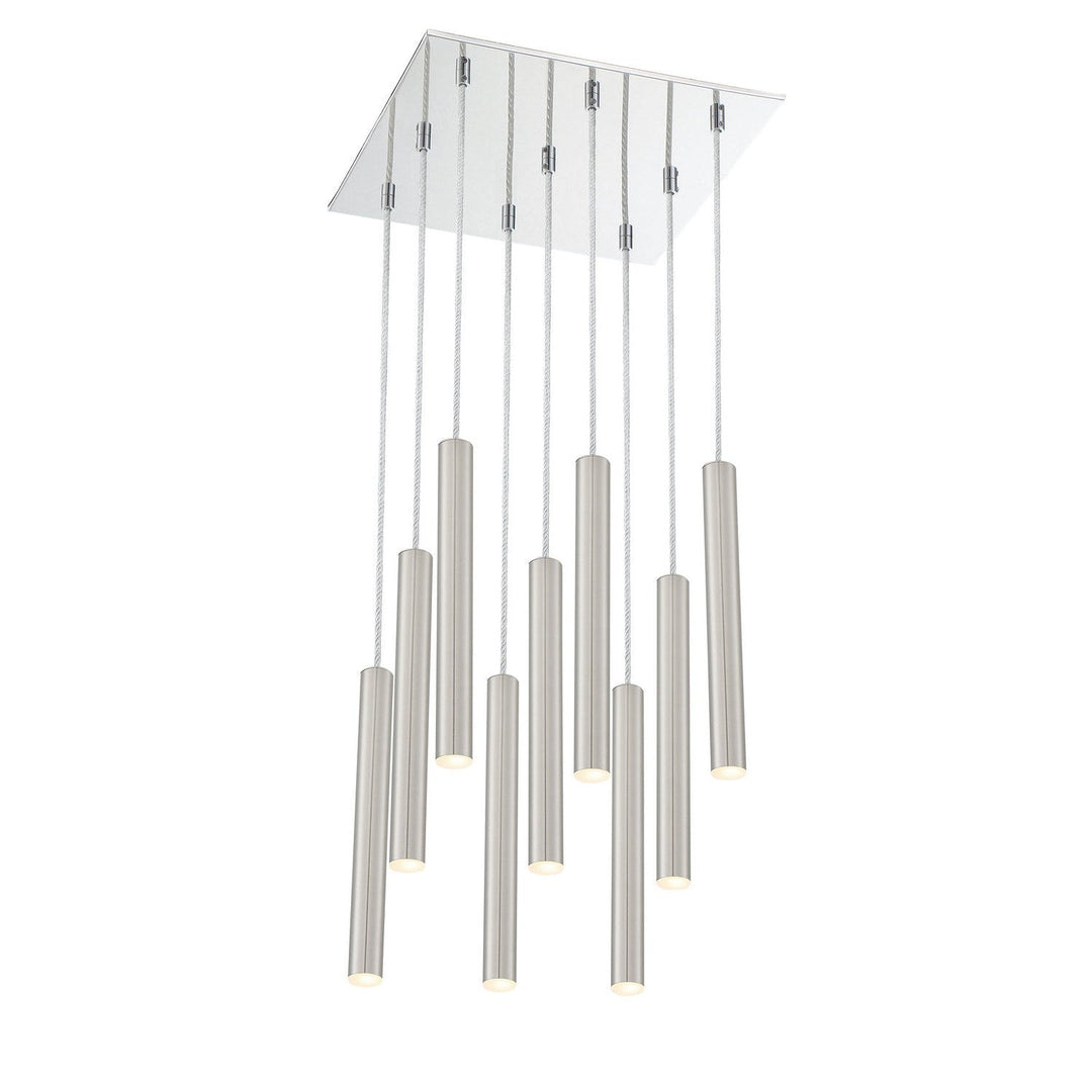 Z-Lite Forest 917MP12-BN-LED-9SCH Chandelier Light - Chrome