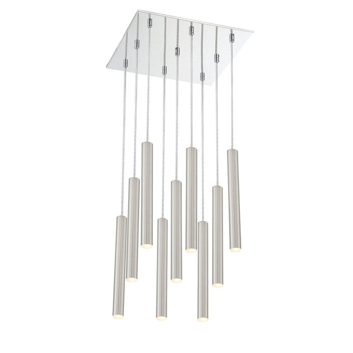 Z-Lite Forest 917MP12-BN-LED-9SCH Chandelier Light - Chrome