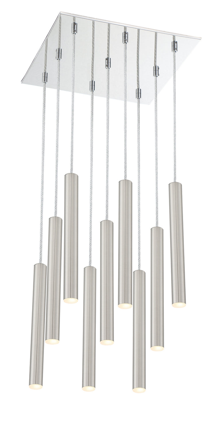 Z-Lite Forest 917MP12-BN-LED-9SCH Chandelier Light - Chrome