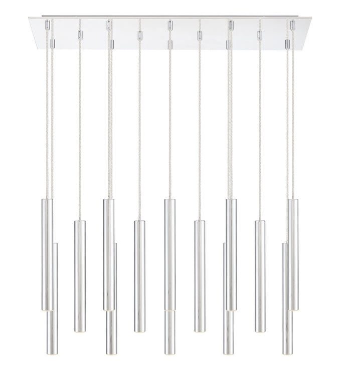 Z-Lite Forest 917MP12-CH-LED-14LCH Pendant Light - Chrome