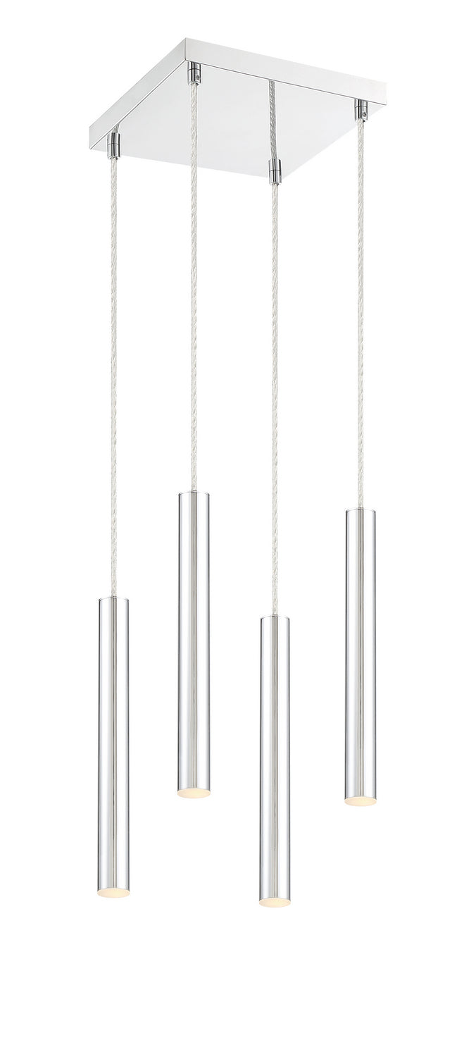 Z-Lite Forest 917MP12-CH-LED-4SCH Pendant Light - Chrome