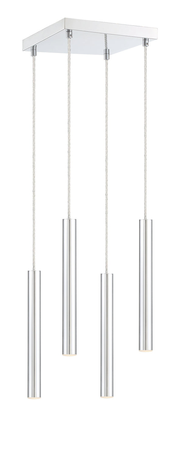 Z-Lite Forest 917MP12-CH-LED-4SCH Pendant Light - Chrome