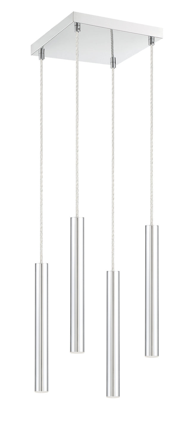 Z-Lite Forest 917MP12-CH-LED-4SCH Pendant Light - Chrome