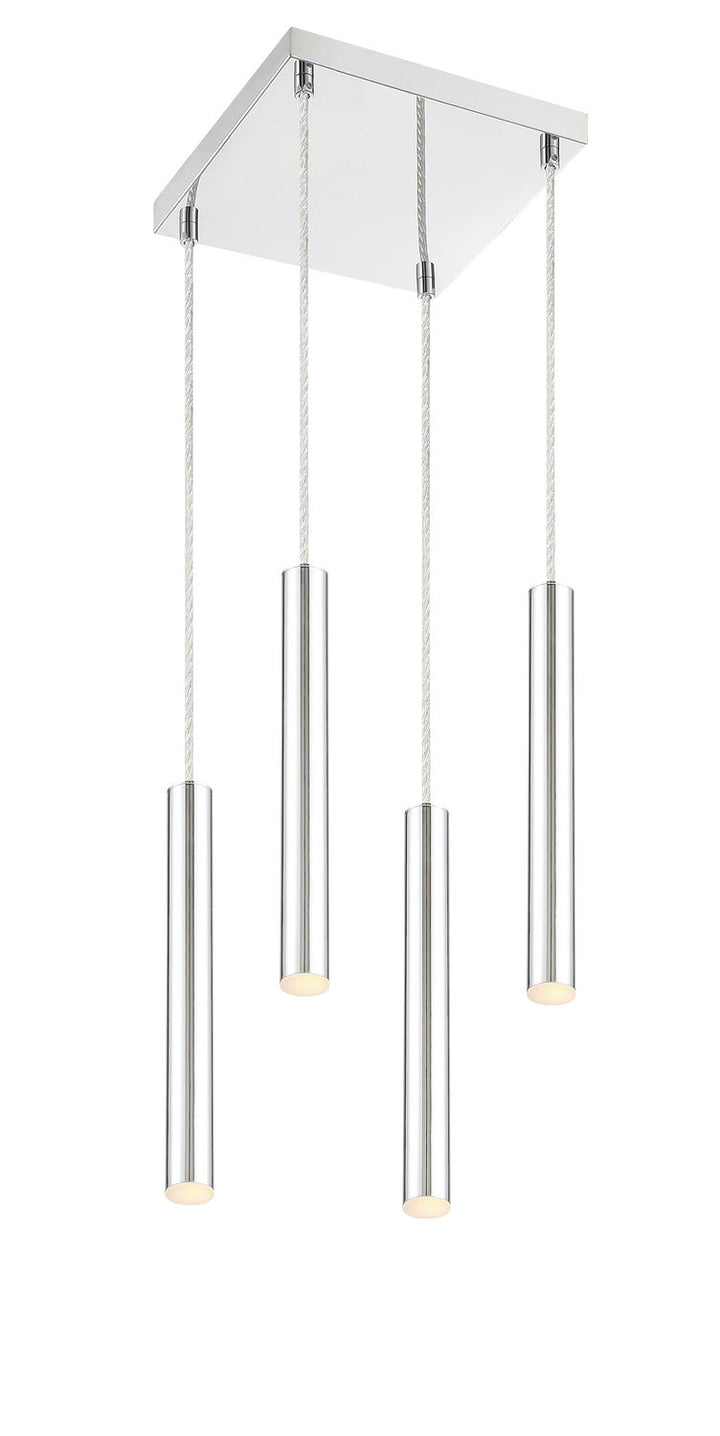 Z-Lite Forest 917MP12-CH-LED-4SCH Pendant Light - Chrome