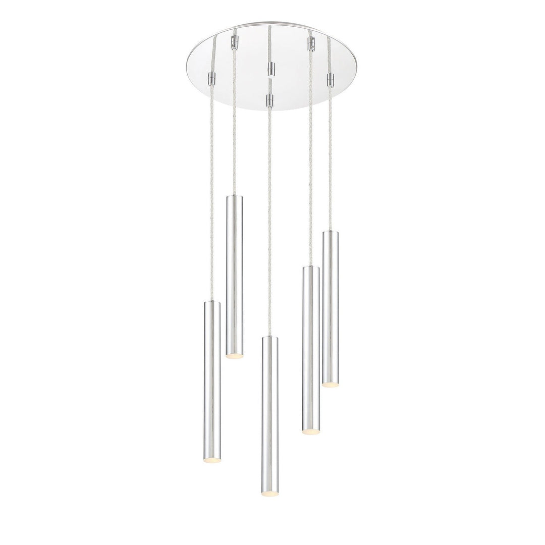 Z-Lite Forest 917MP12-CH-LED-5RCH Pendant Light - Chrome