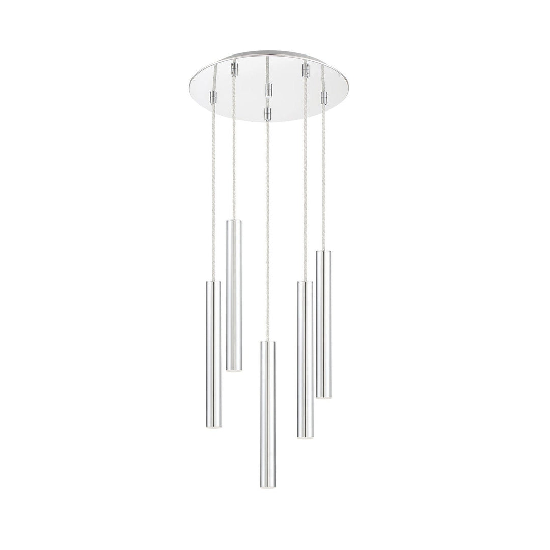 Z-Lite Forest 917MP12-CH-LED-5RCH Pendant Light - Chrome