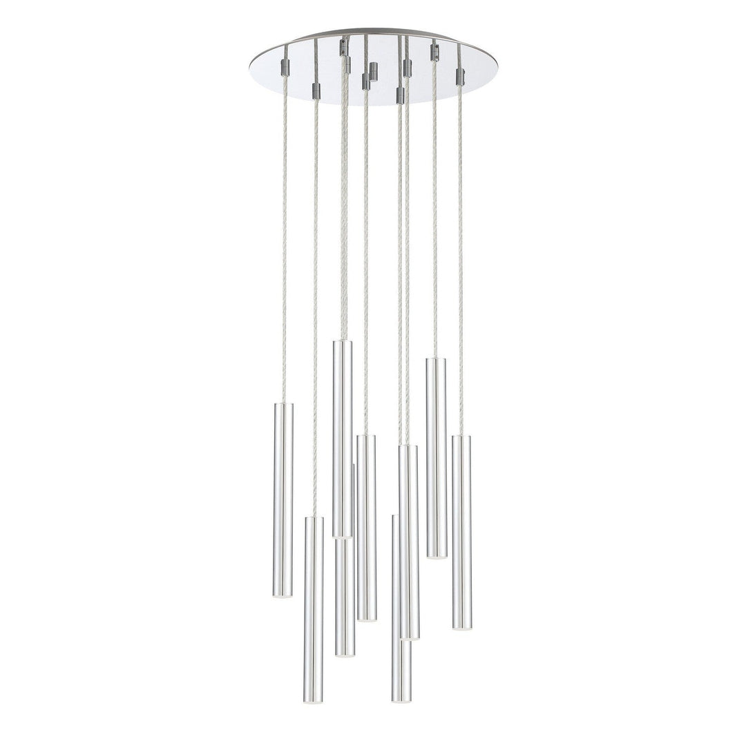 Z-Lite Forest 917MP12-CH-LED-9RCH Chandelier Light - Chrome