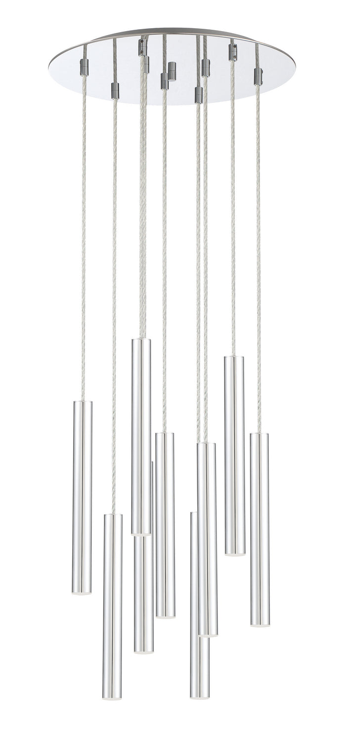 Z-Lite Forest 917MP12-CH-LED-9RCH Chandelier Light - Chrome