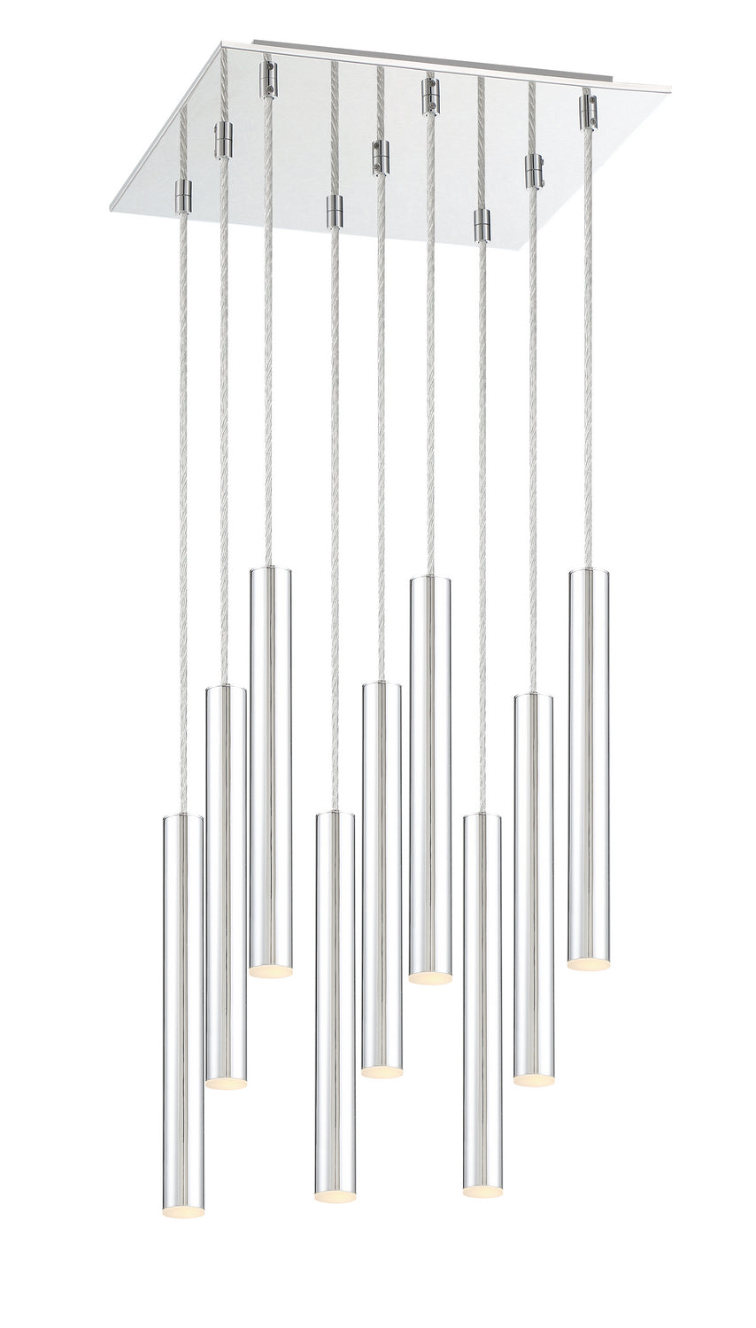 Z-Lite Forest 917MP12-CH-LED-9SCH Chandelier Light - Chrome