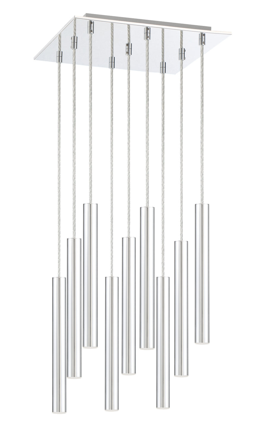 Z-Lite Forest 917MP12-CH-LED-9SCH Chandelier Light - Chrome