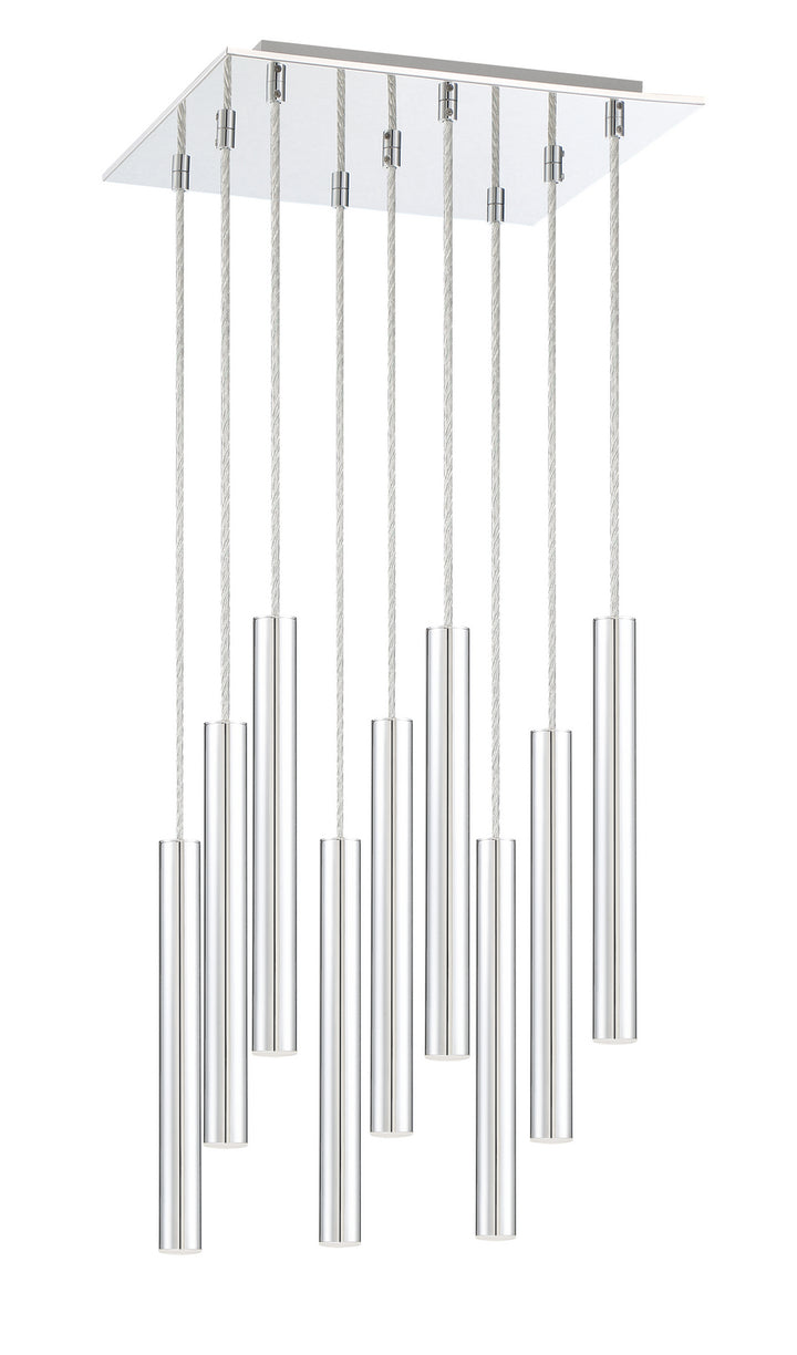 Z-Lite Forest 917MP12-CH-LED-9SCH Chandelier Light - Chrome