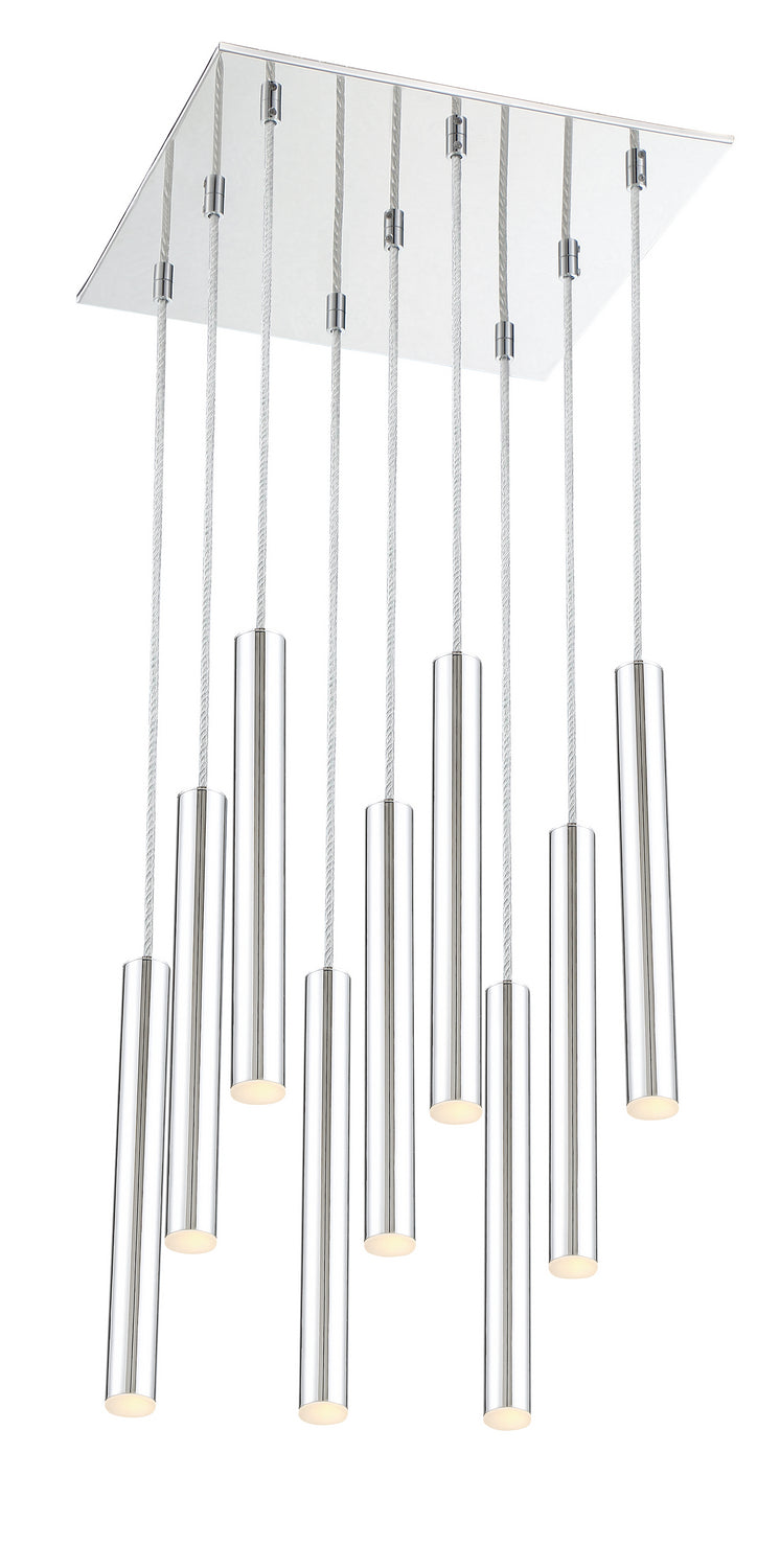 Z-Lite Forest 917MP12-CH-LED-9SCH Chandelier Light - Chrome