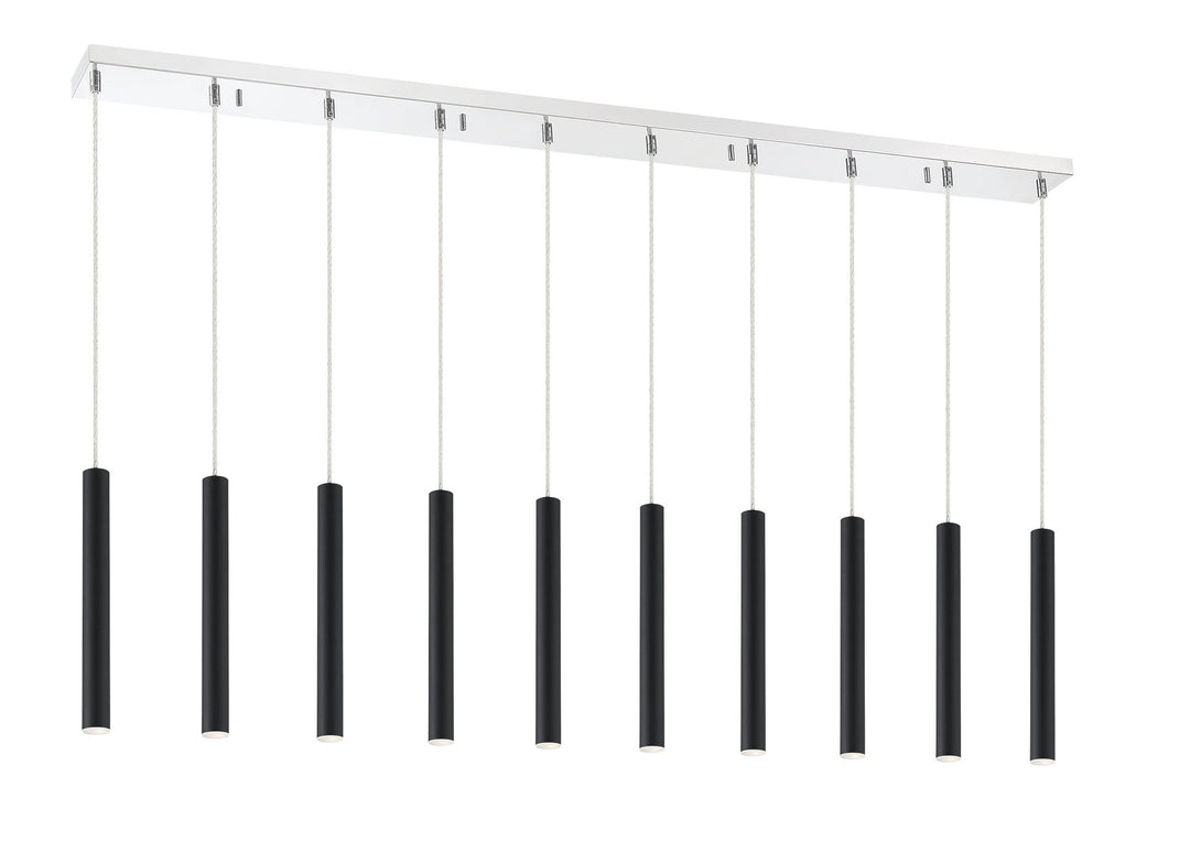 Z-Lite Forest 917MP12-MB-LED-10LCH Pendant Light - Chrome
