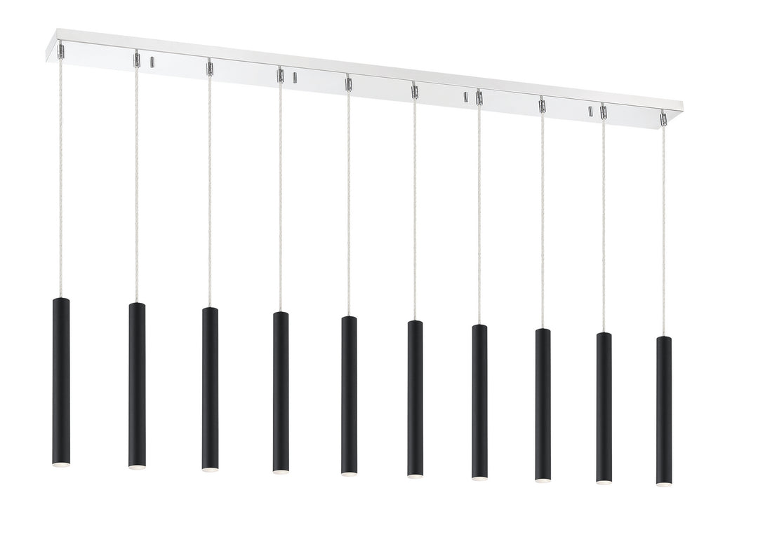 Z-Lite Forest 917MP12-MB-LED-10LCH Pendant Light - Chrome
