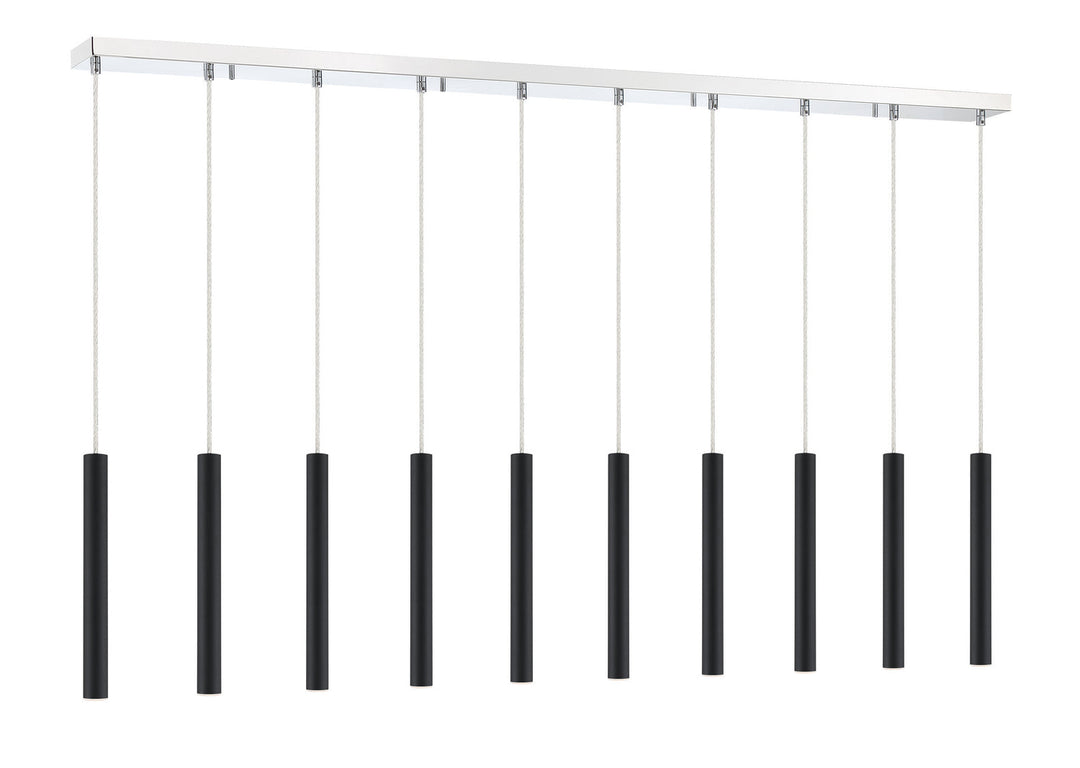 Z-Lite Forest 917MP12-MB-LED-10LCH Pendant Light - Chrome
