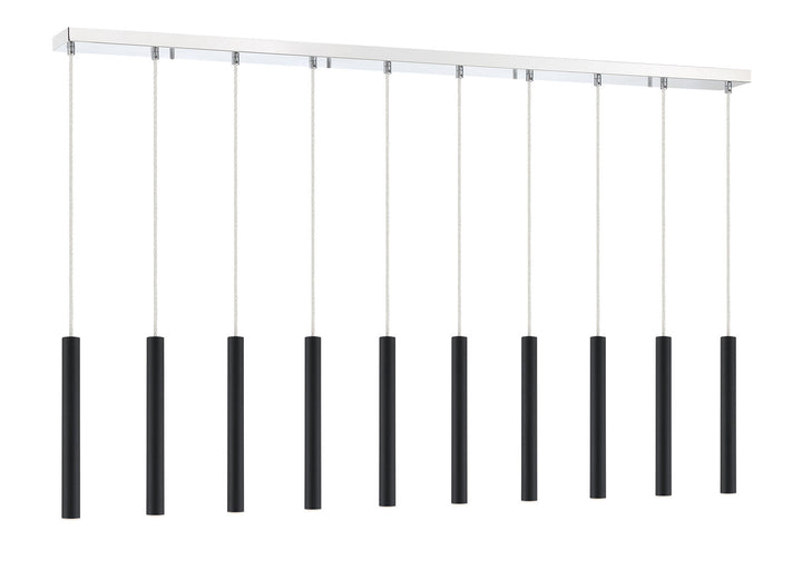 Z-Lite Forest 917MP12-MB-LED-10LCH Pendant Light - Chrome